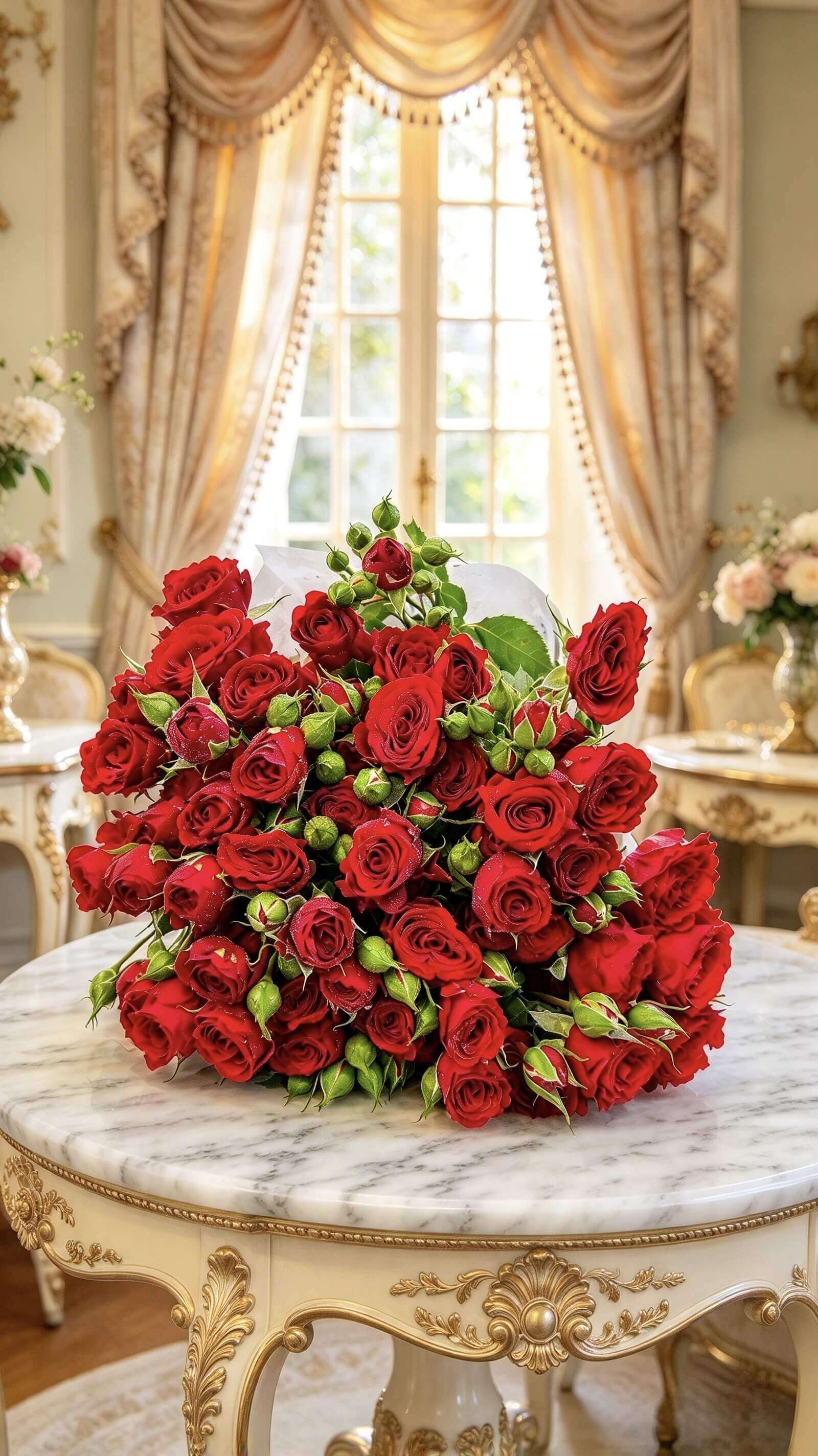 Rubicon Spray Roses – Premium · 1